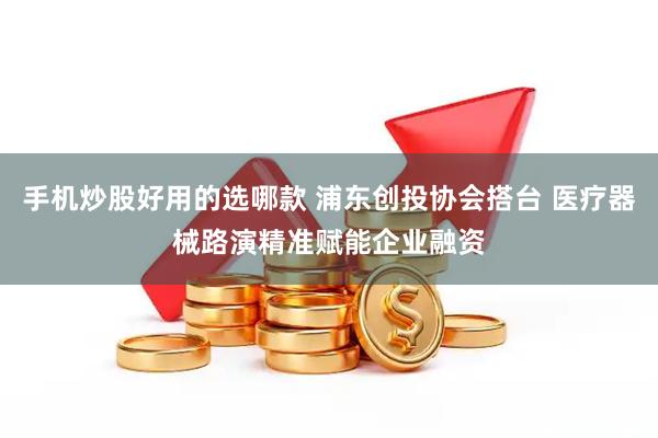手机炒股好用的选哪款 浦东创投协会搭台 医疗器械路演精准赋能企业融资